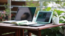 laptops on desks