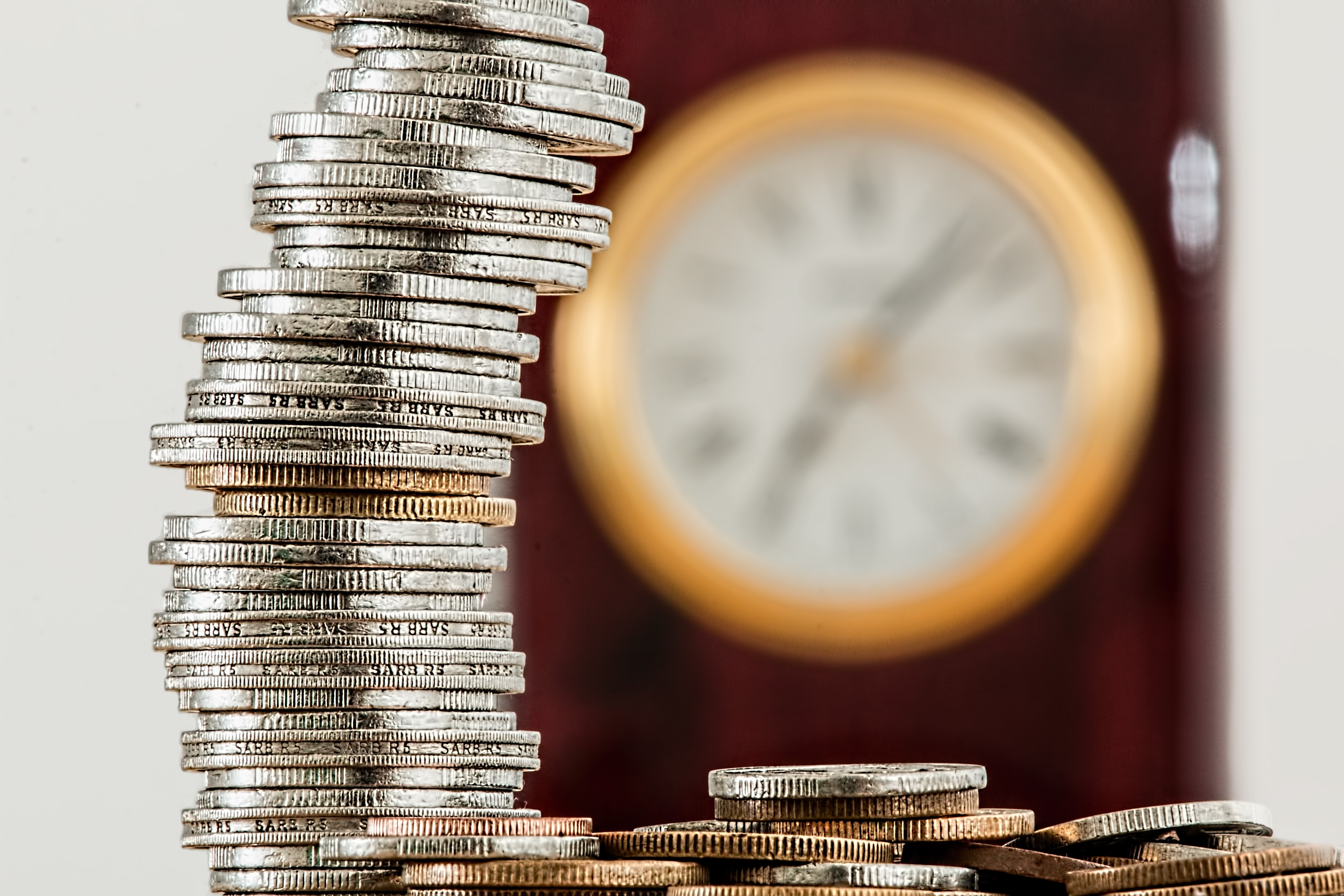 coins in a stack