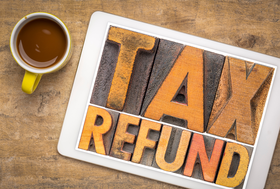 tax refunds less taxes paid